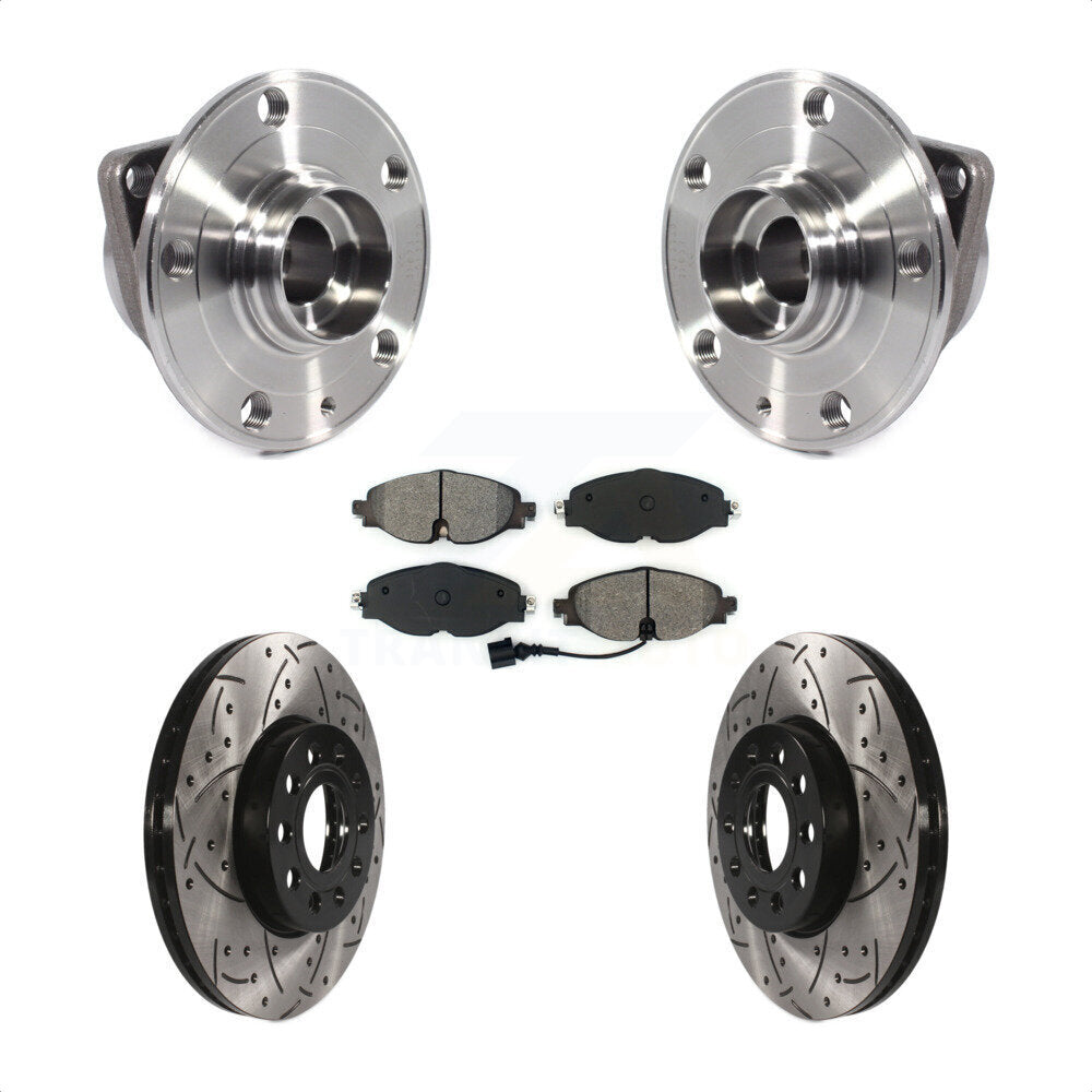 Transit Auto KBB-113612 Wheel Bearing and Hub Assembly for 2016-2023 Volkswagen Jetta, Volkswagen Taos, Volkswagen Golf & more - Front product image