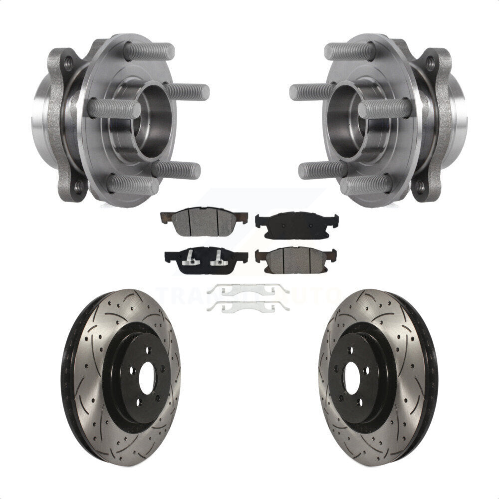 Transit Auto KBB-113614 Wheel Bearing and Hub Assembly for 2015-2023 Ford Edge, Lincoln Nautilus, Lincoln MKX - Front product image