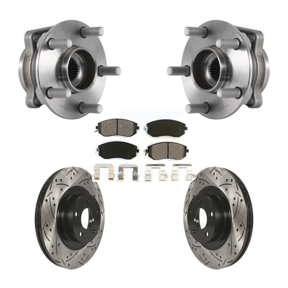 Transit Auto KBB-113616 Wheel Bearing and Hub Assembly for 2015-2018 Subaru Crosstrek, Subaru Forester, Subaru XV Crosstrek - Front product image