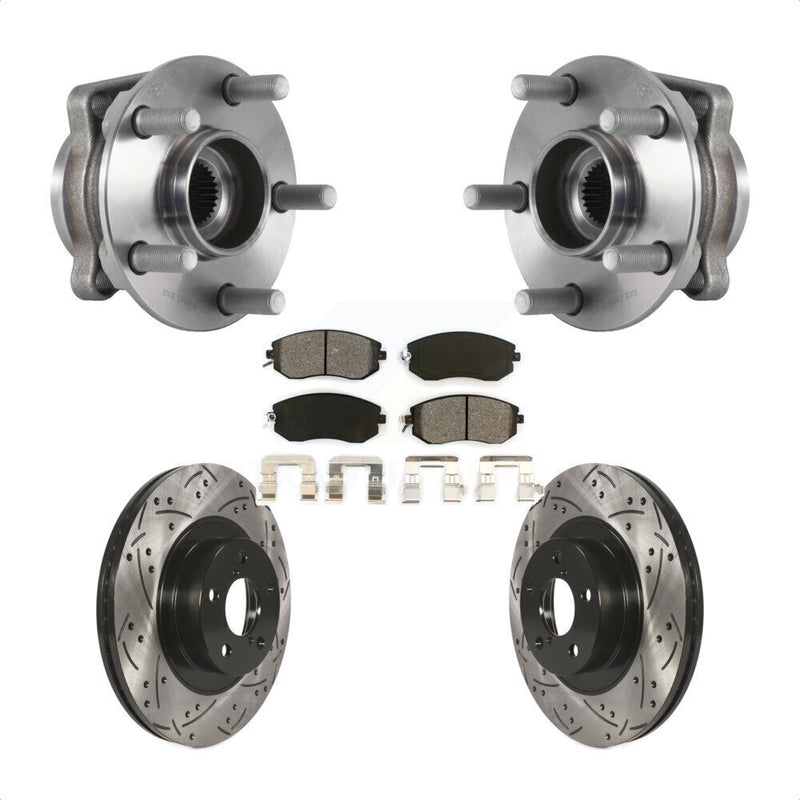 Transit Auto KBB-113616 Wheel Bearing and Hub Assembly for 2015-2018 Subaru Crosstrek, Subaru Forester, Subaru XV Crosstrek - Front product image