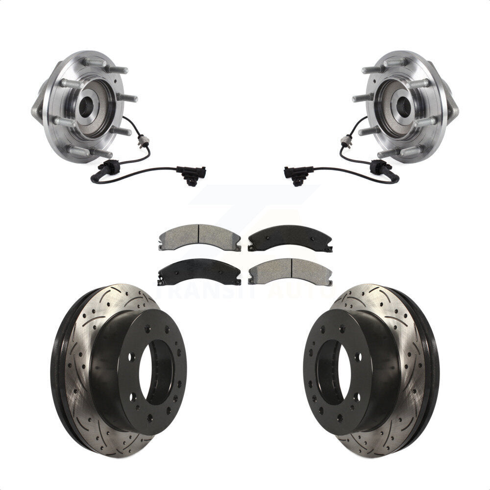 Transit Auto KBB-113618 Wheel Bearing and Hub Assembly for 2011-2019 Chevrolet Silverado 3500 HD, GMC Sierra 3500 HD - Front product image