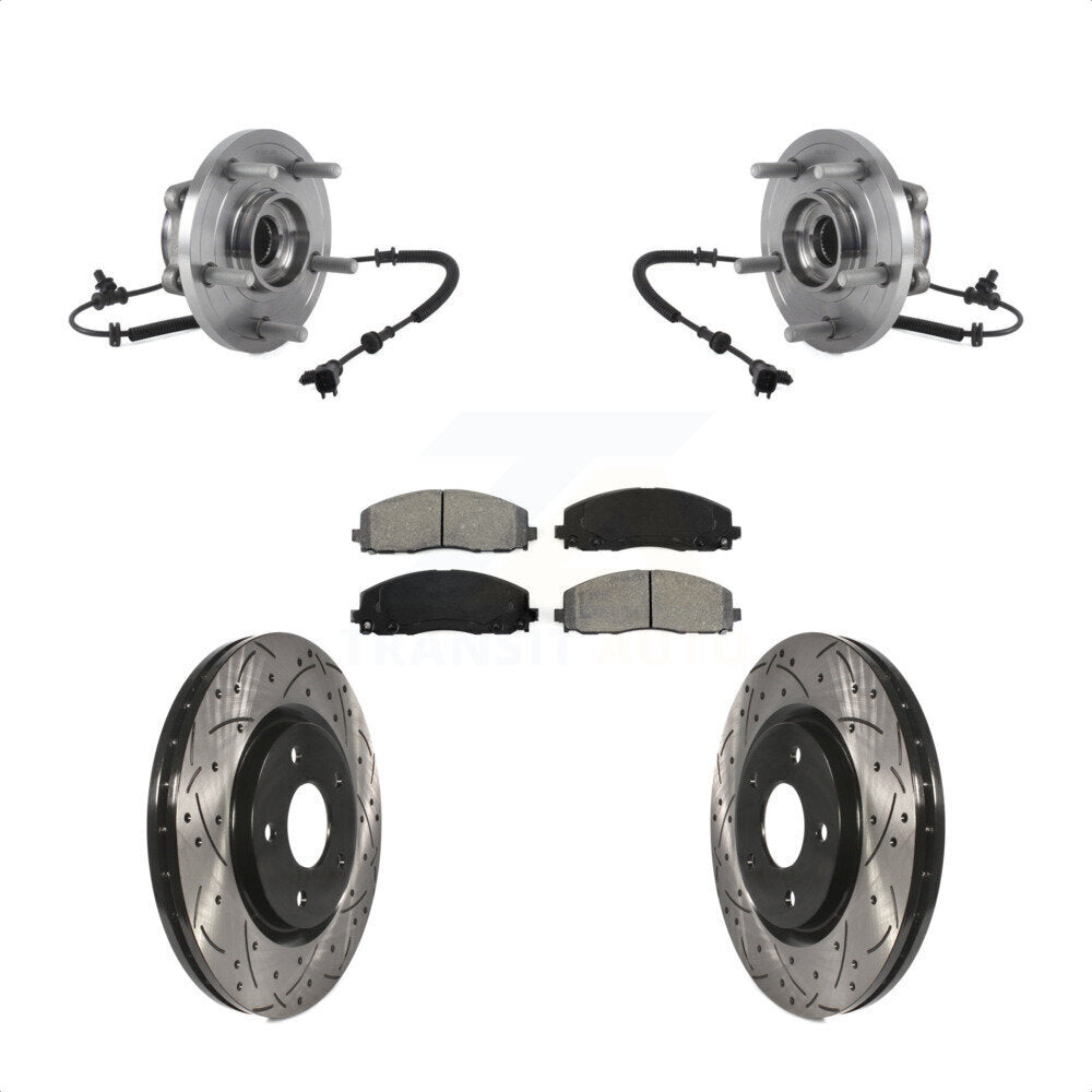 Transit Auto KBB-113619 Wheel Bearing and Hub Assembly for 2017-2024 Chrysler Pacifica, Chrysler Grand Caravan, Chrysler Voyager - Front product image