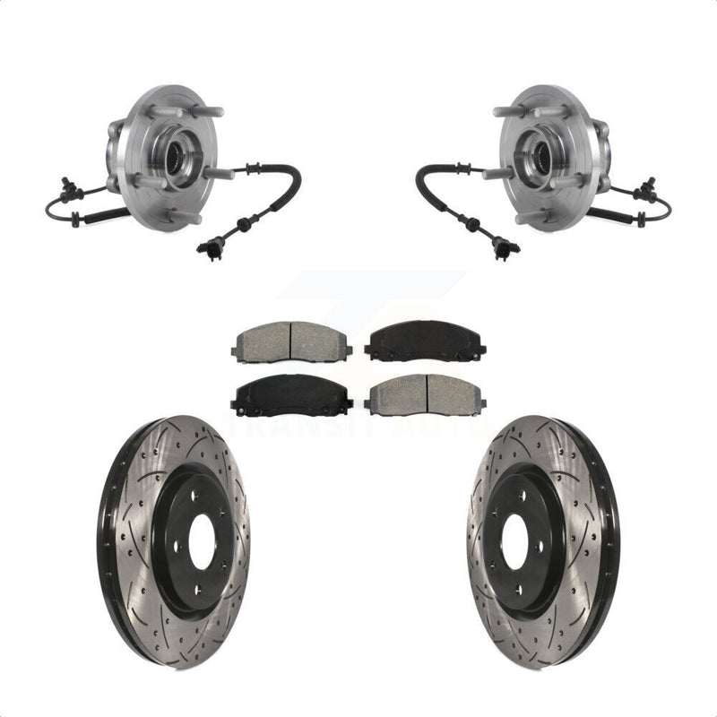 Transit Auto KBB-113619 Wheel Bearing and Hub Assembly for 2017-2024 Chrysler Pacifica, Chrysler Grand Caravan, Chrysler Voyager - Front product image