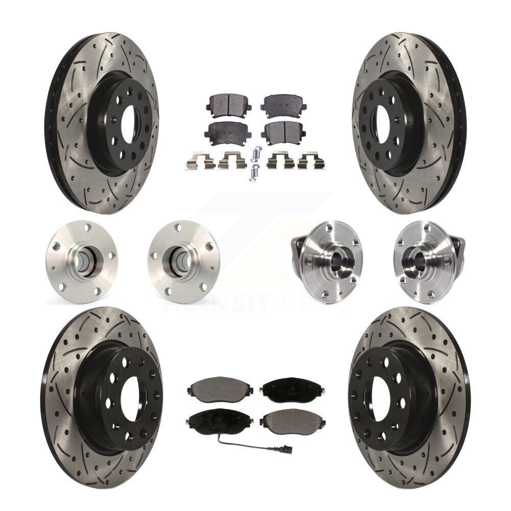 Transit Auto KBB-113624 Wheel Bearing and Hub Assembly for 2015 Volkswagen GTI - Front and Rear product image