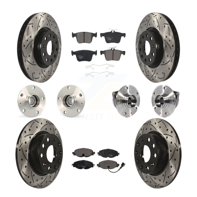 Transit Auto KBB-113625 Wheel Bearing and Hub Assembly for 2015-2018 Audi A3 Sportback e-tron, Audi A3 - Front and Rear product image