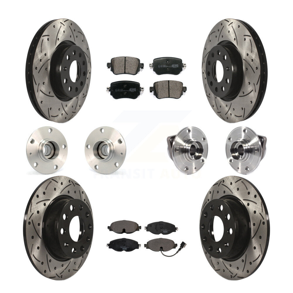 Transit Auto KBB-113626 Wheel Bearing and Hub Assembly for 2015-2018 Volkswagen GTI - Front and Rear product image