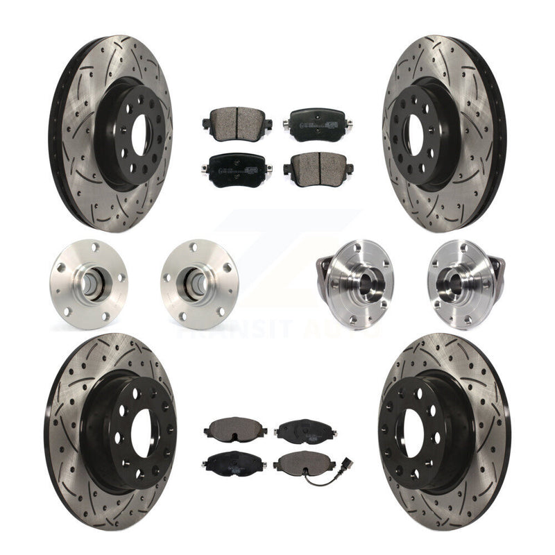 Transit Auto KBB-113626 Wheel Bearing and Hub Assembly for 2015-2018 Volkswagen GTI - Front and Rear product image