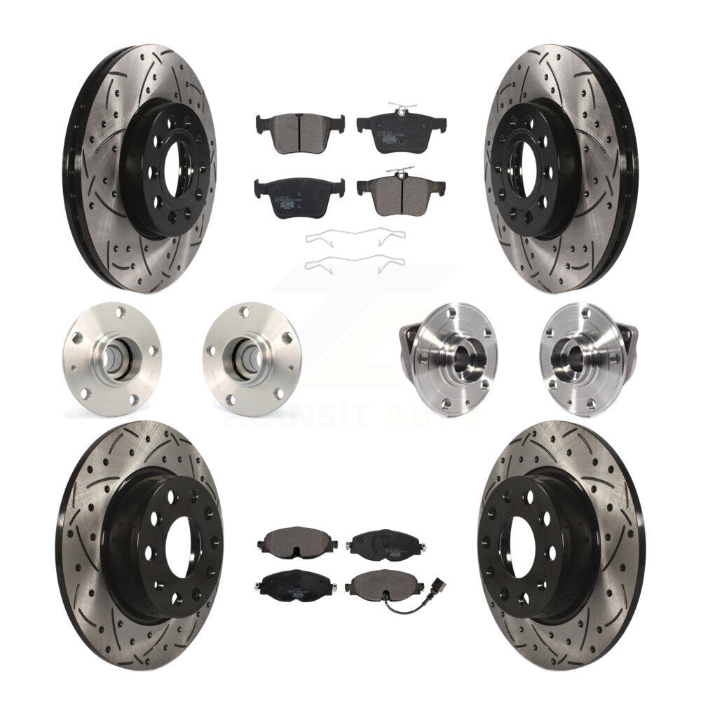 Transit Auto KBB-113627 Wheel Bearing and Hub Assembly for 2016 Audi A3 - Front and Rear product image