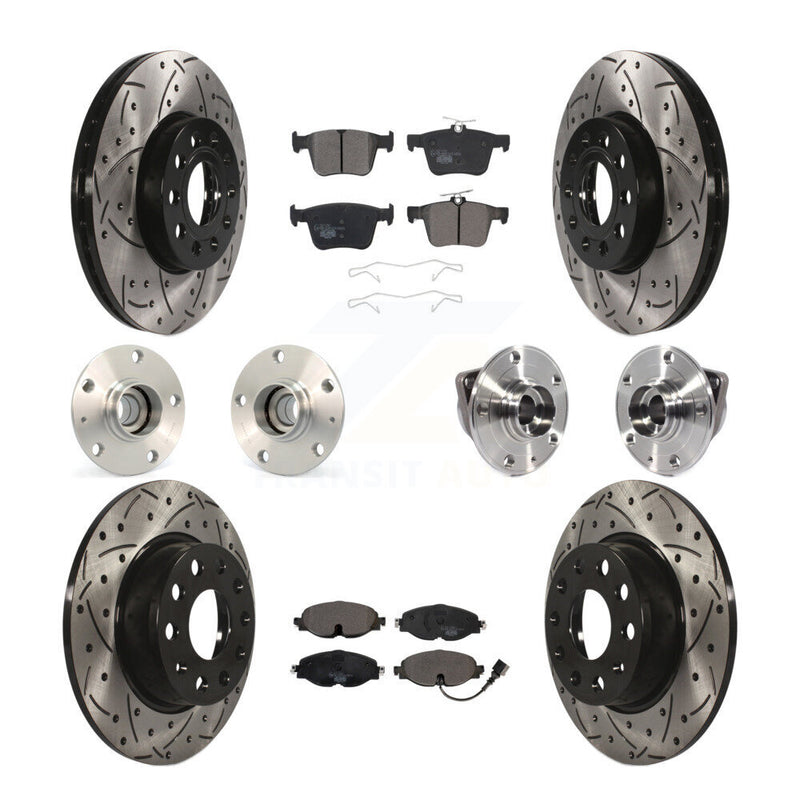 Transit Auto KBB-113627 Wheel Bearing and Hub Assembly for 2016 Audi A3 - Front and Rear product image