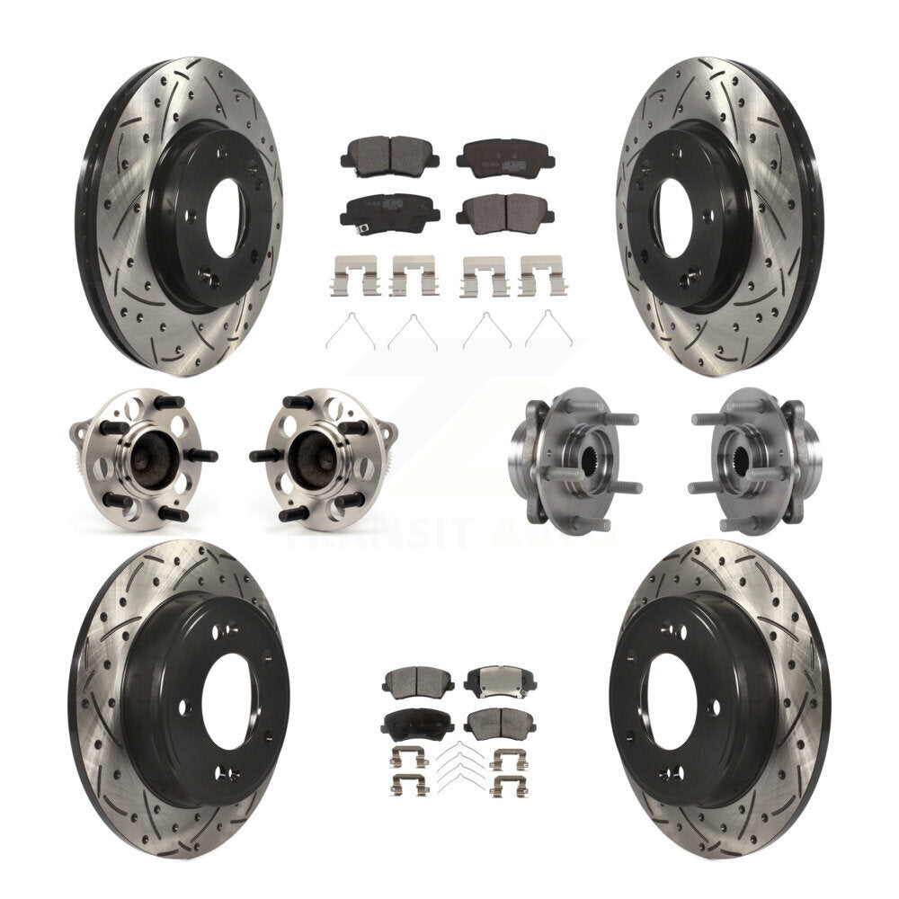 Transit Auto KBB-113634 Wheel Bearing and Hub Assembly for 2017 Hyundai Elantra GT - Front and Rear product image