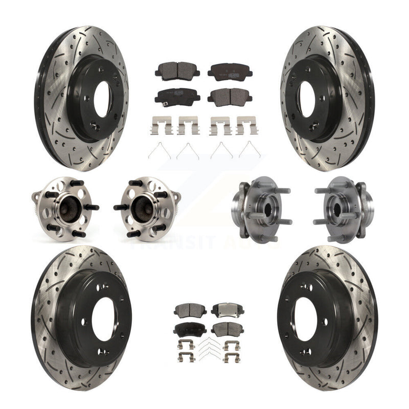 Transit Auto KBB-113634 Wheel Bearing and Hub Assembly for 2017 Hyundai Elantra GT - Front and Rear product image
