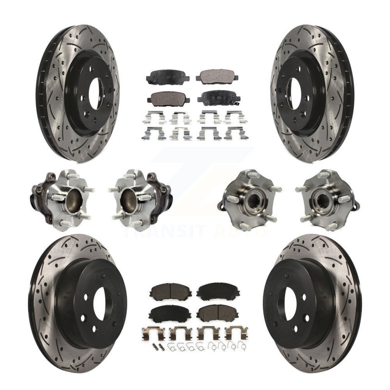Transit Auto KBB-113645 Wheel Bearing and Hub Assembly for 2014-2022 Nissan Rogue, Nissan Rogue Sport, Nissan Qashqai - Front and Rear product image