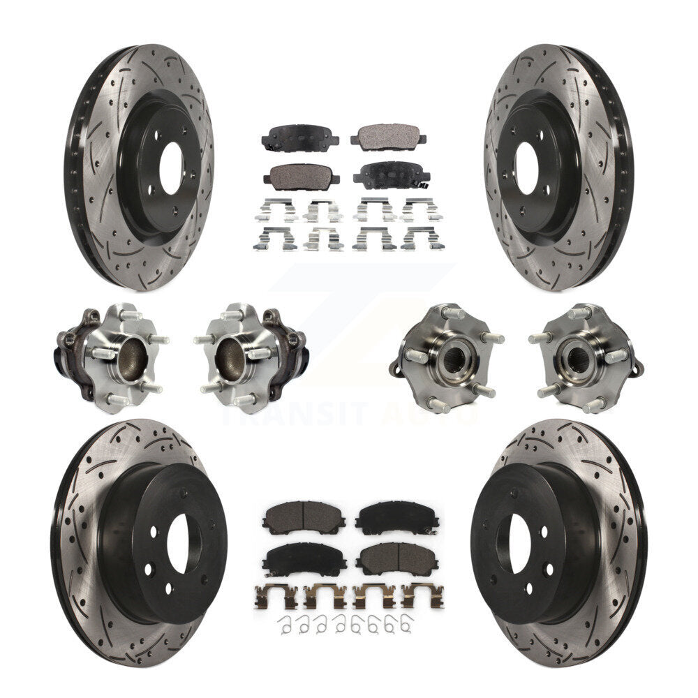 Transit Auto KBB-113646 Wheel Bearing and Hub Assembly for 2014-2019 Nissan Rogue - Front and Rear product image