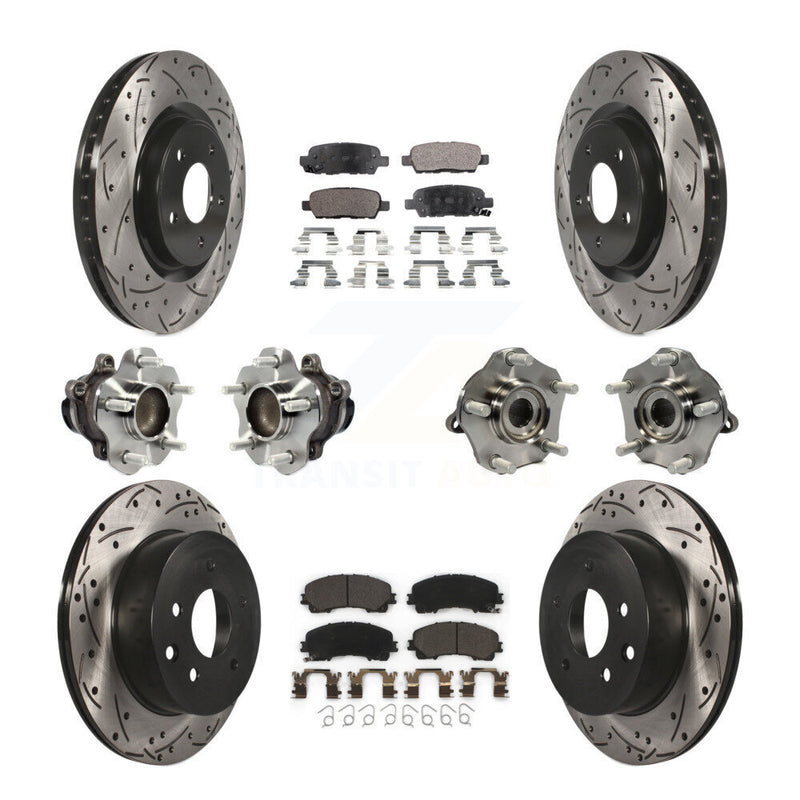 Transit Auto KBB-113646 Wheel Bearing and Hub Assembly for 2014-2019 Nissan Rogue - Front and Rear product image