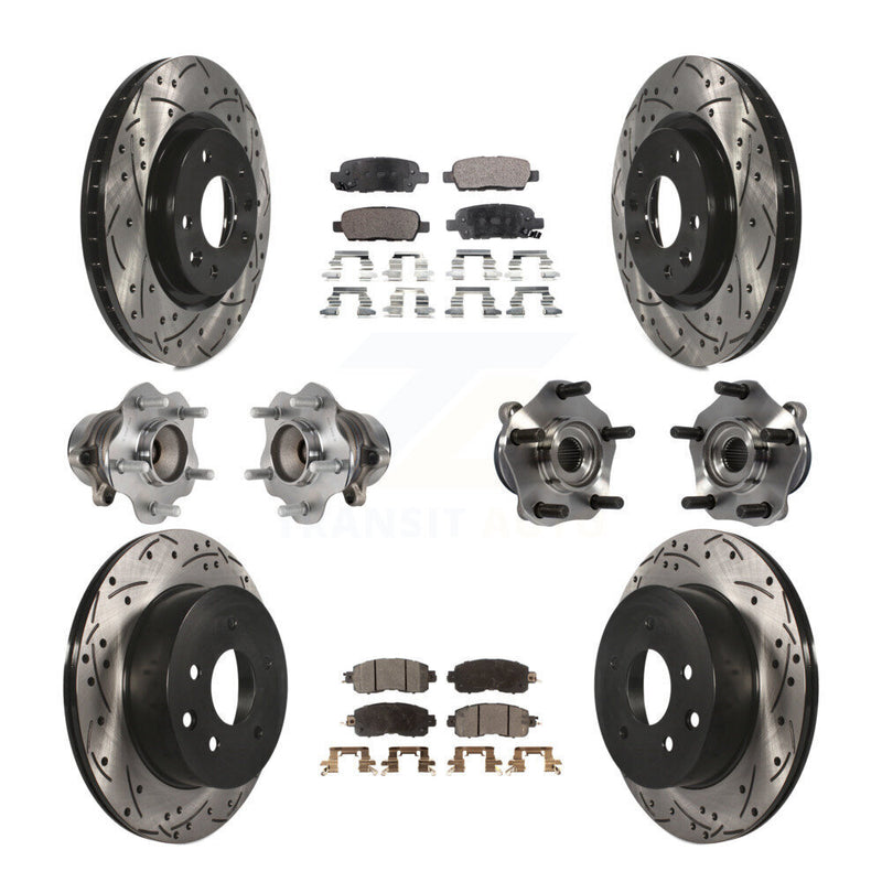 Transit Auto KBB-113648 Wheel Bearing and Hub Assembly for 2014-2017 Nissan LEAF - Front and Rear product image