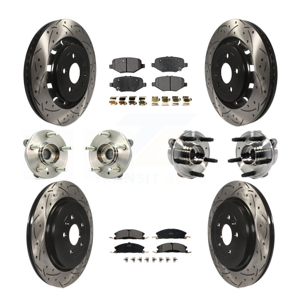 Transit Auto KBB-113657 Wheel Bearing and Hub Assembly for 2013-2019 Ford Special Service Police Sedan, Ford Police Interceptor Sedan, Ford Taurus - Front and Rear product image