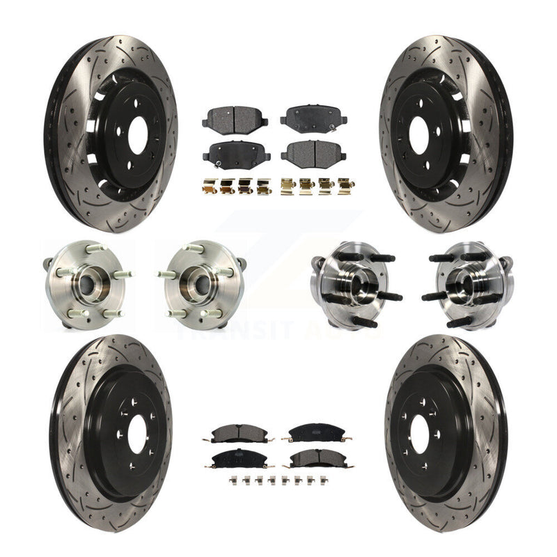 Transit Auto KBB-113657 Wheel Bearing and Hub Assembly for 2013-2019 Ford Special Service Police Sedan, Ford Police Interceptor Sedan, Ford Taurus - Front and Rear product image