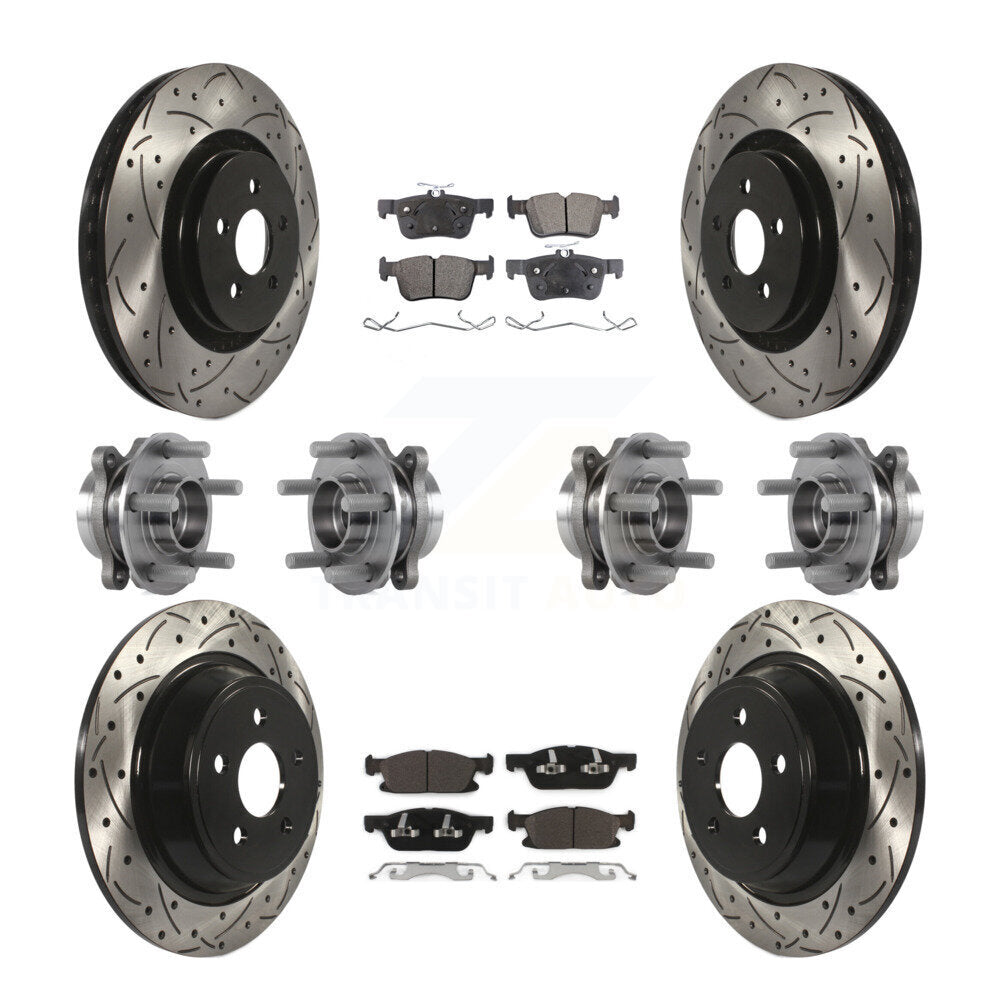Transit Auto KBB-113663 Wheel Bearing and Hub Assembly for 2015-2023 Lincoln Nautilus, Lincoln MKX, Ford Edge - Front and Rear product image