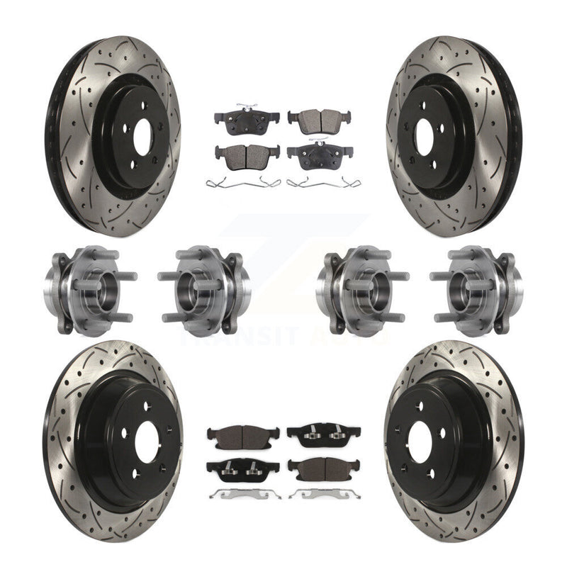 Transit Auto KBB-113663 Wheel Bearing and Hub Assembly for 2015-2023 Lincoln Nautilus, Lincoln MKX, Ford Edge - Front and Rear product image