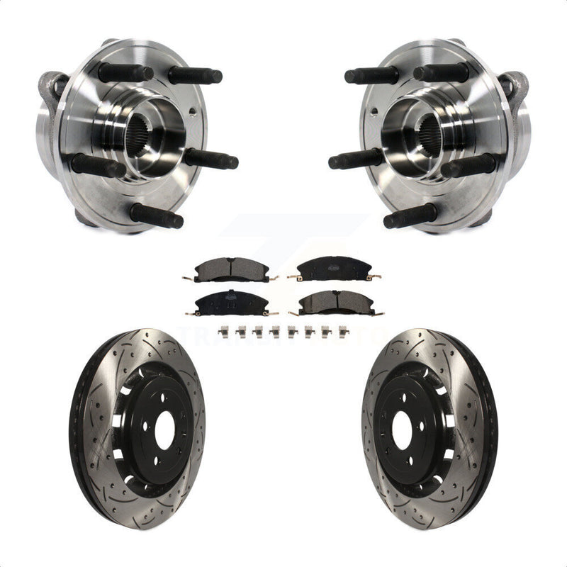 Transit Auto KBB-113667 Wheel Bearing and Hub Assembly for 2013-2019 Ford Special Service Police Sedan, Ford Police Interceptor Sedan, Ford Taurus - Front product image