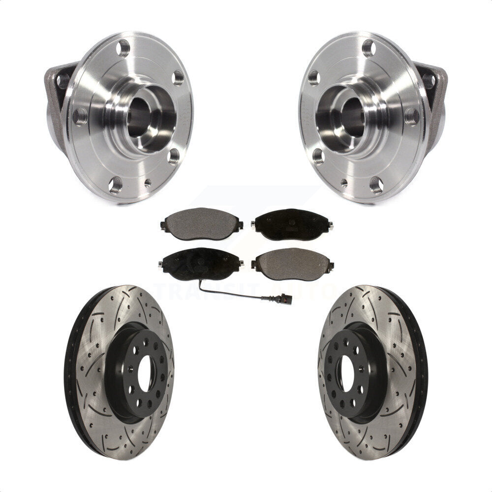 Transit Auto KBB-113671 Wheel Bearing and Hub Assembly for 2015-2019 Volkswagen Arteon, Volkswagen GTI - Front product image