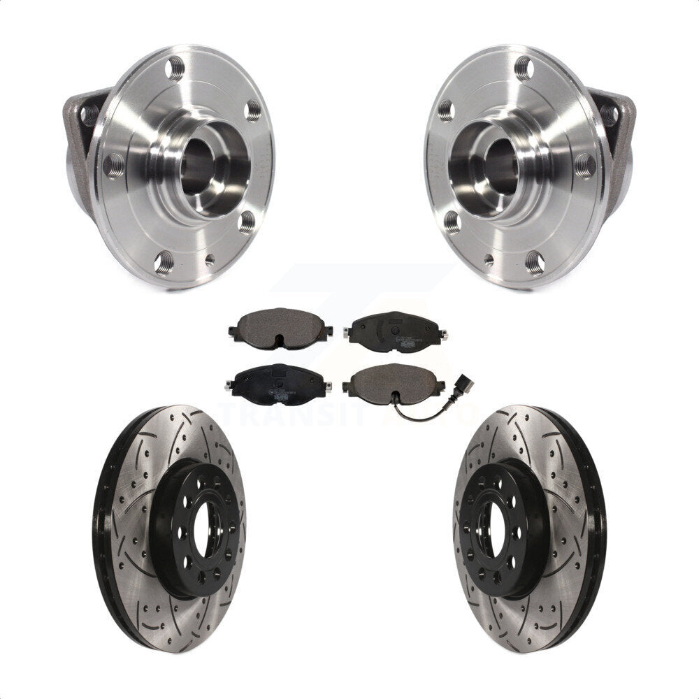 Transit Auto KBB-113673 Wheel Bearing and Hub Assembly for 2016-2023 Volkswagen Jetta, Volkswagen Taos, Volkswagen Golf & more - Front product image