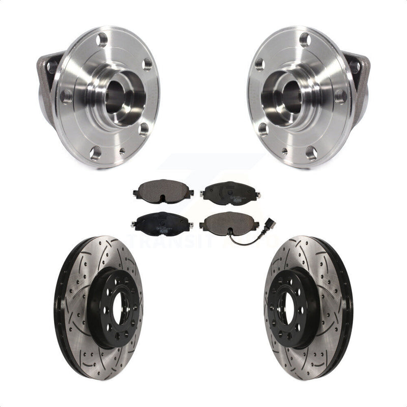 Transit Auto KBB-113673 Wheel Bearing and Hub Assembly for 2016-2023 Volkswagen Jetta, Volkswagen Taos, Volkswagen Golf & more - Front product image
