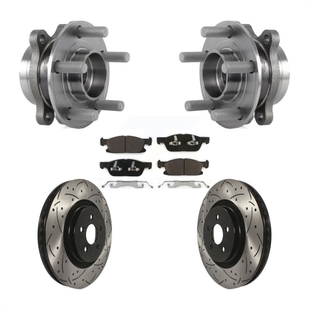 Transit Auto KBB-113676 Wheel Bearing and Hub Assembly for 2015-2023 Ford Edge, Lincoln Nautilus, Lincoln MKX - Front product image