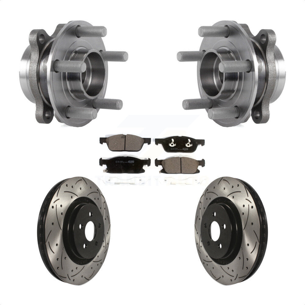 Transit Auto KBB-113677 Wheel Bearing and Hub Assembly for 2017-2020 Lincoln Continental, Ford Fusion, Lincoln MKZ - Front product image