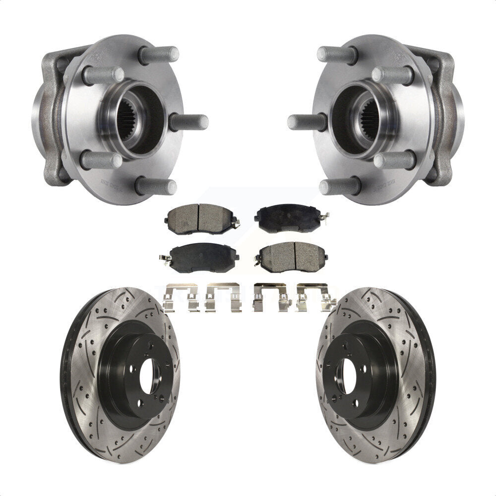 Transit Auto KBB-113681 Wheel Bearing and Hub Assembly for 2015-2018 Subaru Crosstrek, Subaru Forester, Subaru XV Crosstrek - Front product image