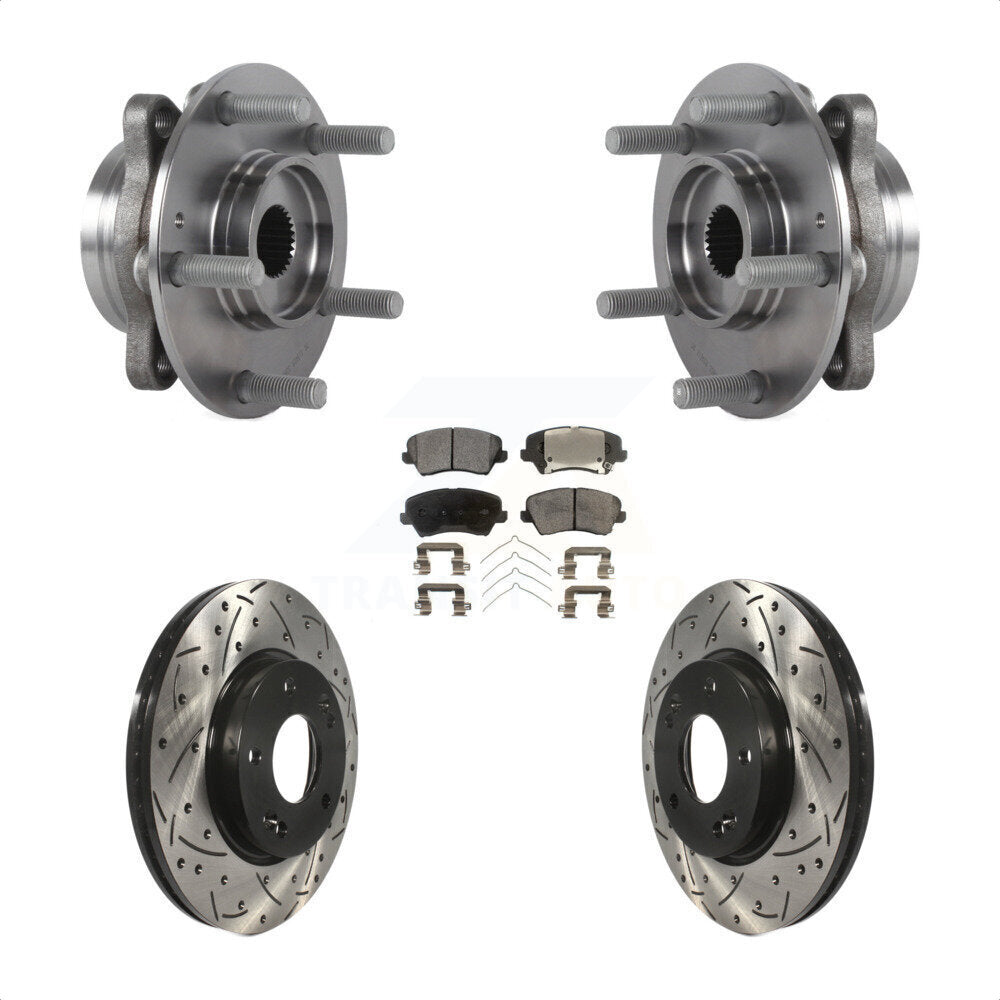 Transit Auto KBB-113683 Wheel Bearing and Hub Assembly for 2017-2021 Hyundai Veloster, Hyundai Elantra GT - Front product image