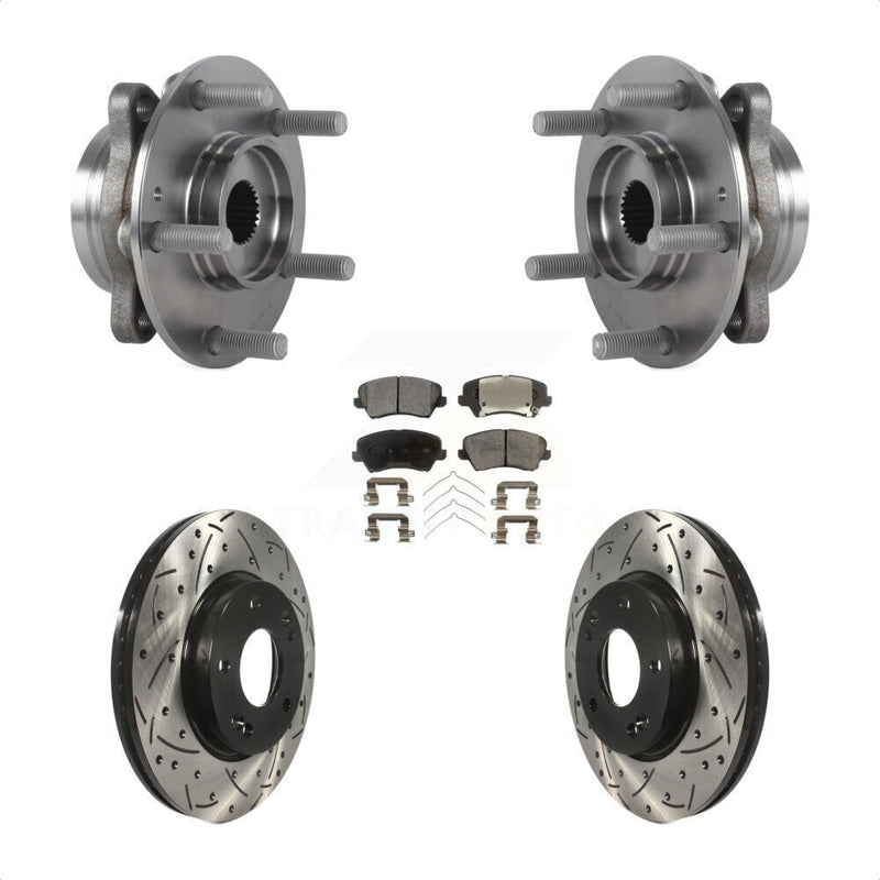 Transit Auto KBB-113683 Wheel Bearing and Hub Assembly for 2017-2021 Hyundai Veloster, Hyundai Elantra GT - Front product image