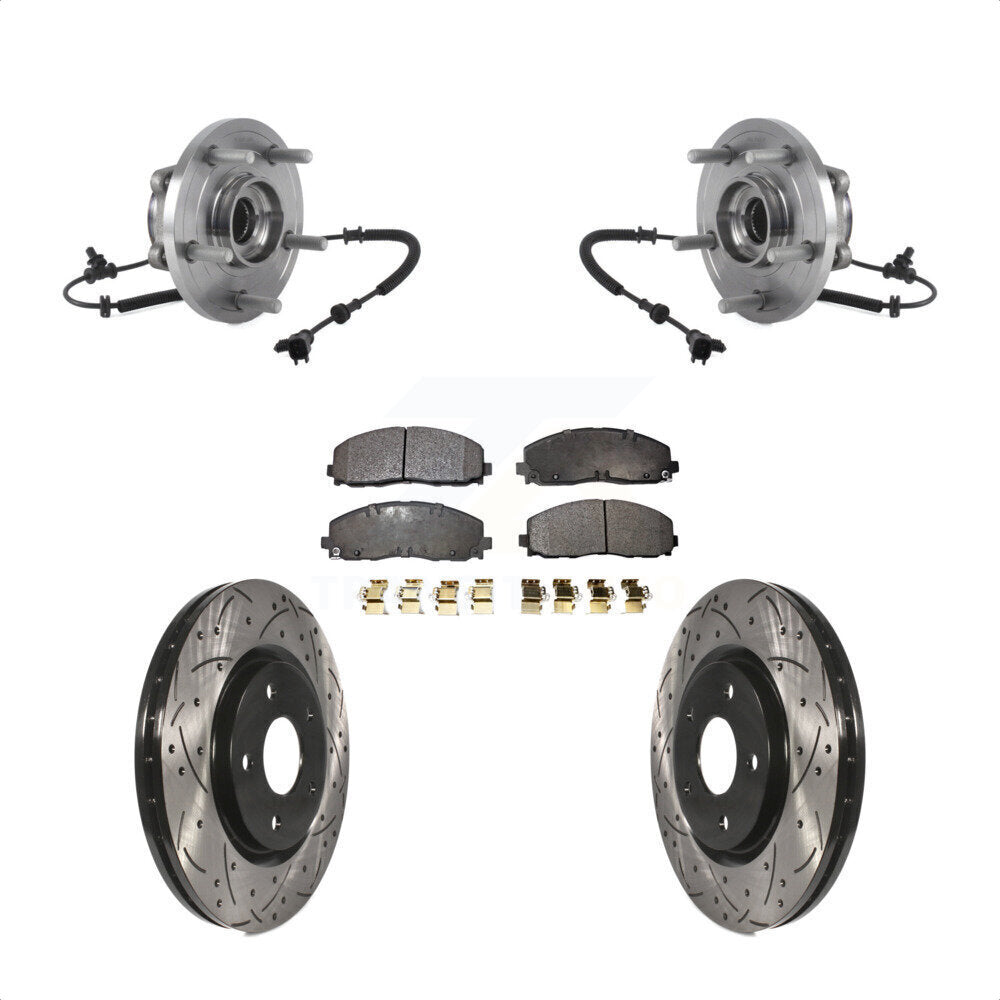 Transit Auto KBB-113686 Wheel Bearing and Hub Assembly for 2017-2024 Chrysler Pacifica, Chrysler Grand Caravan, Chrysler Voyager - Front product image