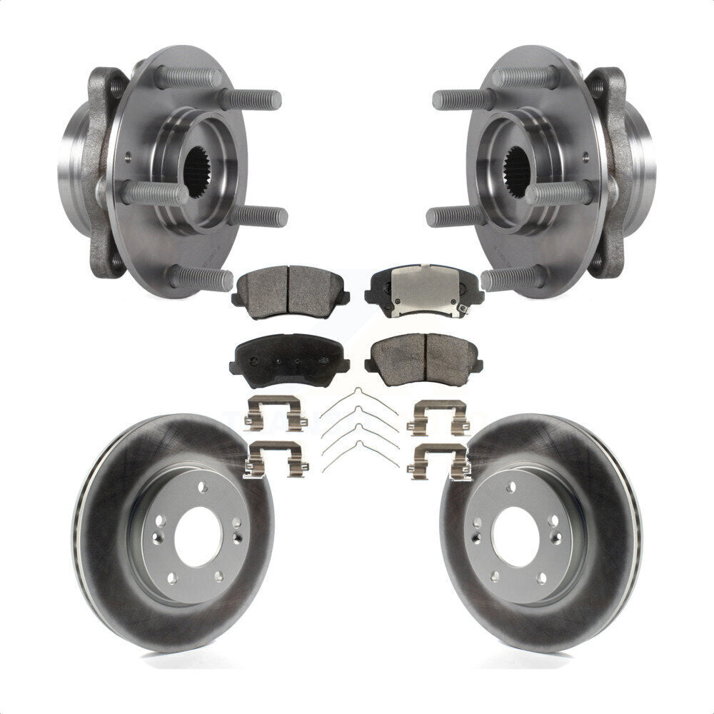 Transit Auto KBB-113776 Wheel Bearing and Hub Assembly for 2017-2021 Hyundai Veloster, Hyundai Elantra GT - Front product image