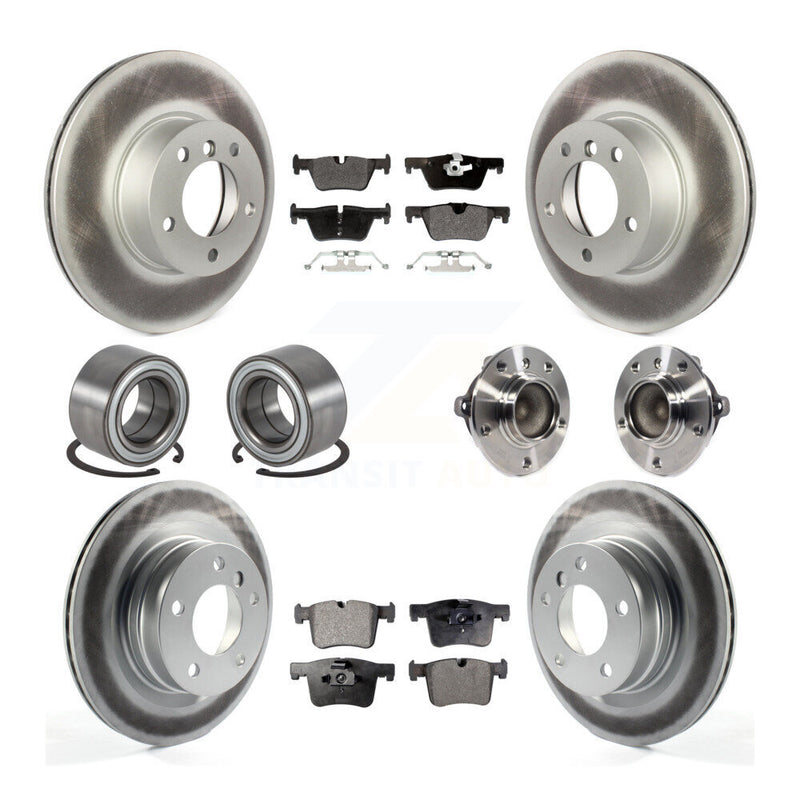 Transit Auto KBB-113797 Wheel Bearing and Hub Assembly for 2013-2018 BMW 328d, BMW 320i - Front and Rear product image