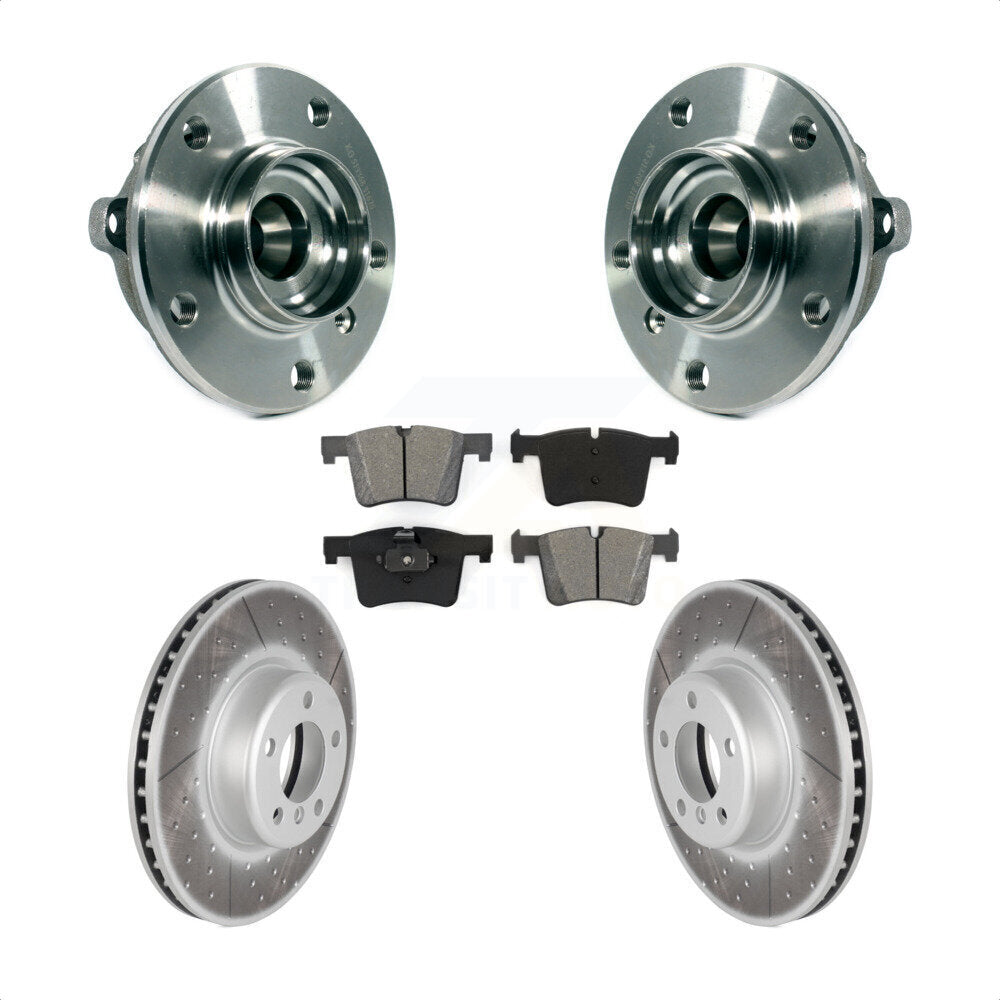 Transit Auto KBB-113876 Wheel Bearing and Hub Assembly for 2013-2015 BMW 335i GT xDrive, BMW 335i xDrive - Front product image