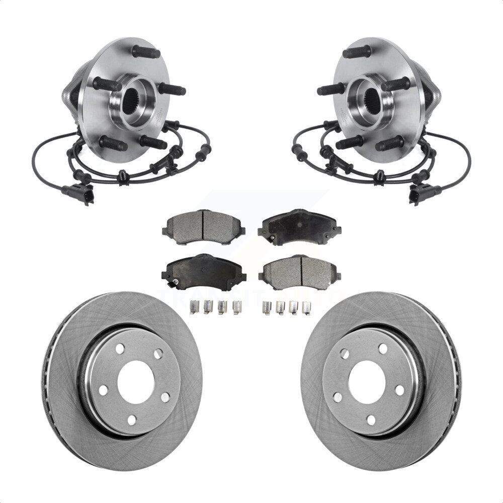 Transit Auto KBB-114057 Wheel Bearing and Hub Assembly for 2011-2017 Jeep Wrangler - Front product image