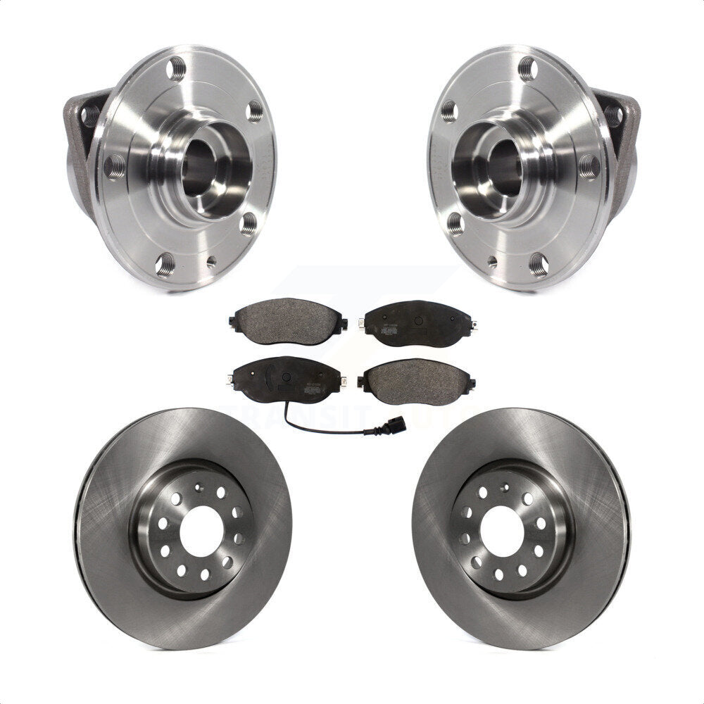 Transit Auto KBB-114058 Wheel Bearing and Hub Assembly for 2015-2019 Volkswagen Arteon, Volkswagen GTI - Front product image