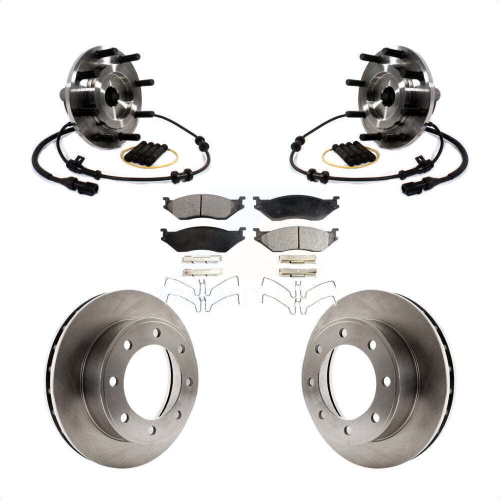 Transit Auto KBB-114080 Wheel Bearing and Hub Assembly for 1999 Ford F-450 Super Duty, Ford F-550 Super Duty - Front product image