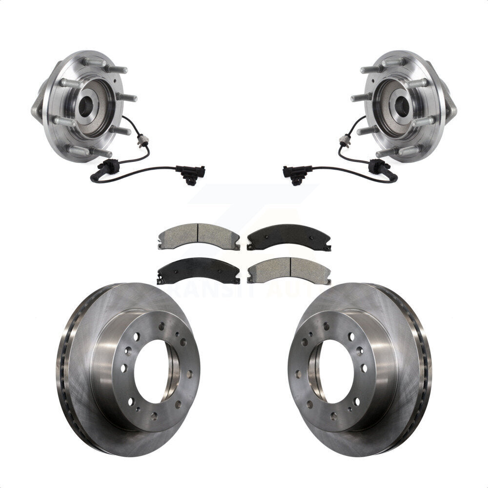 Transit Auto KBB-114121 Wheel Bearing and Hub Assembly for 2011-2019 Chevrolet Silverado 3500 HD, GMC Sierra 3500 HD - Front product image