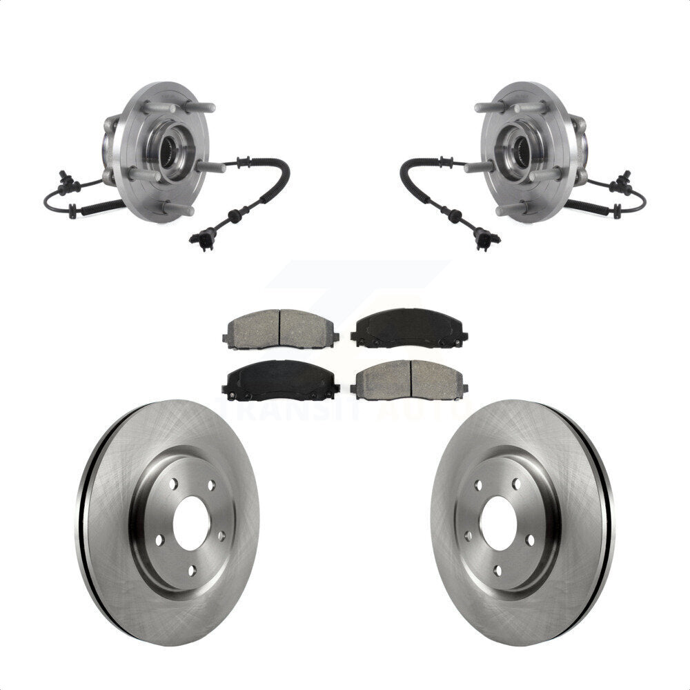 Transit Auto KBB-114122 Wheel Bearing and Hub Assembly for 2017-2024 Chrysler Pacifica, Chrysler Grand Caravan, Chrysler Voyager - Front product image