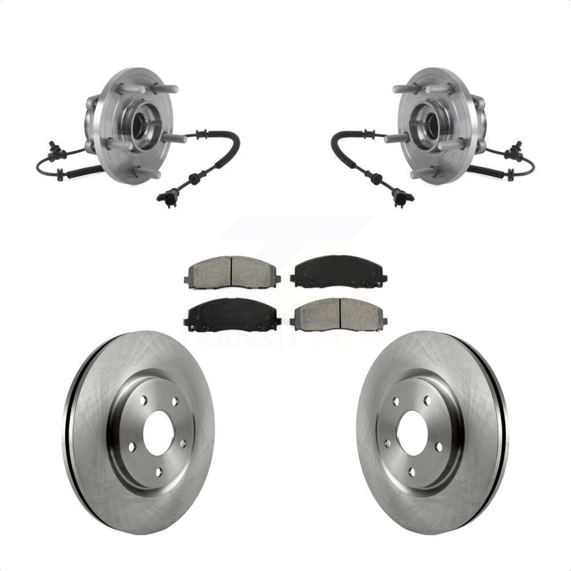 Transit Auto KBB-114122 Wheel Bearing and Hub Assembly for 2017-2024 Chrysler Pacifica, Chrysler Grand Caravan, Chrysler Voyager - Front product image