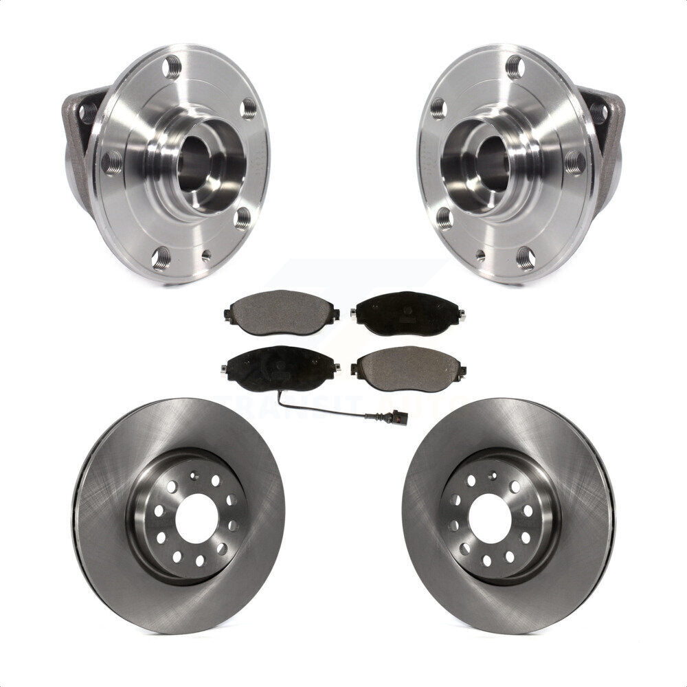 Transit Auto KBB-114137 Wheel Bearing and Hub Assembly for 2015-2019 Volkswagen Arteon, Volkswagen GTI - Front product image
