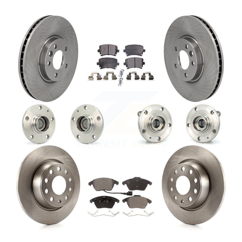 Transit Auto KBB-114411 Wheel Bearing and Hub Assembly for 2009-2012 Volkswagen CC - Front and Rear product image