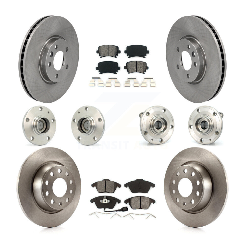 Transit Auto KBB-114445 Wheel Bearing and Hub Assembly for 2009-2012 Volkswagen CC - Front and Rear product image