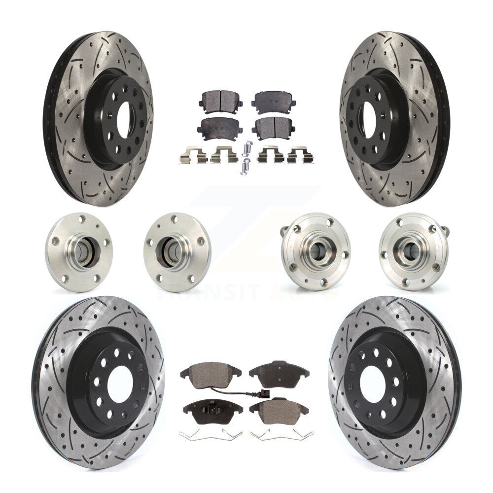 Transit Auto KBB-114496 Wheel Bearing and Hub Assembly for 2009-2010 Volkswagen Passat CC - Front and Rear product image