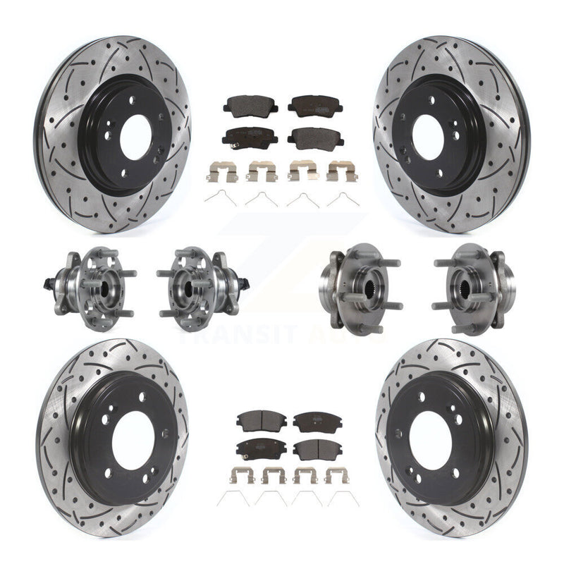 Transit Auto KBB-114505 Wheel Bearing and Hub Assembly for 2017-2020 Hyundai Elantra - Front and Rear product image