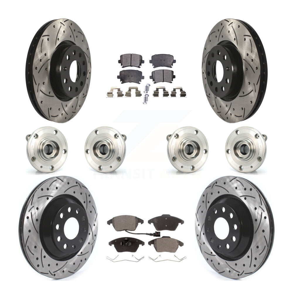 Transit Auto KBB-114507 Wheel Bearing and Hub Assembly for 2009-2010 Volkswagen Passat CC - Front and Rear product image