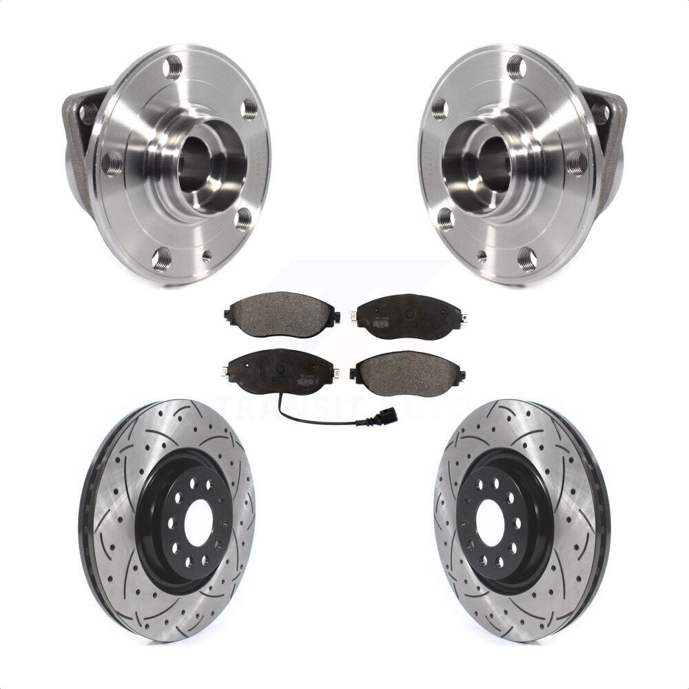 Transit Auto KBB-114531 Wheel Bearing and Hub Assembly for 2015-2023 Audi Q3, Volkswagen Jetta, Volkswagen GTI & more - Front product image