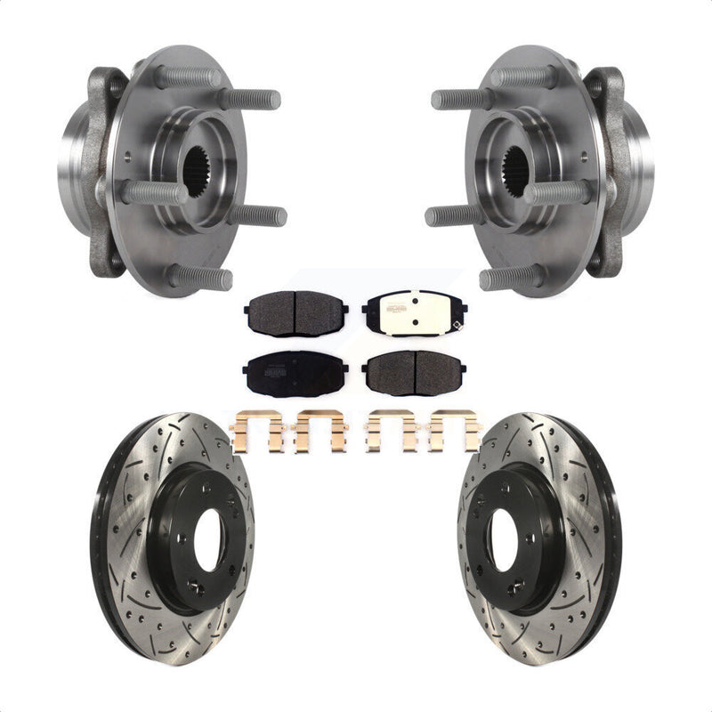 Transit Auto KBB-114536 Wheel Bearing and Hub Assembly for 2018-2023 Kia Forte, Kia Forte5, Hyundai Elantra GT - Front product image